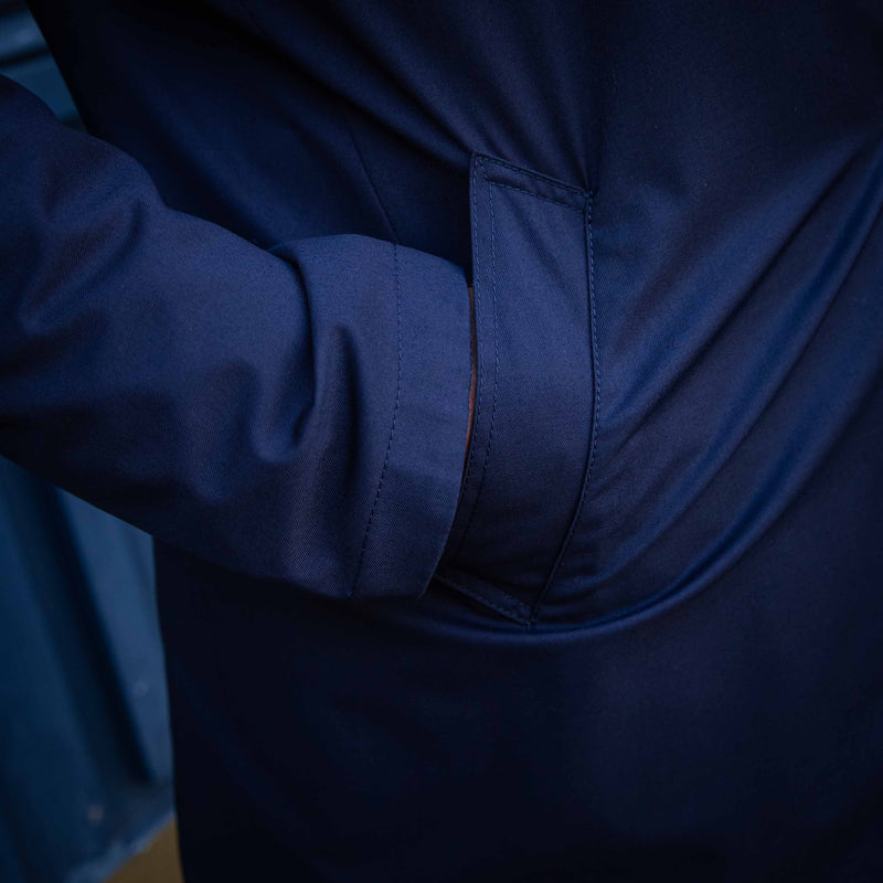 Manteau réversible bleu marine Lardini