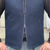 Gilet sans manches bleu marine laine Loro Piana