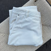 Pantalon chino HEAVY velours stretch  blanc