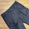 Jeans bleu brut coupe carotte 3