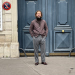 Blouson marron réversible