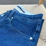 Jeans LEONARDO buttons bleu denim