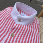 Chemise « panarea » rayures rouge et blanc