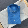 Chemise coton bleu jean
