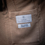 Veste souple en cachemire lavé beige