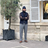 Gilet sans manches bleu marine laine Loro Piana