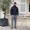 Gilet sans manches bleu marine laine Loro Piana