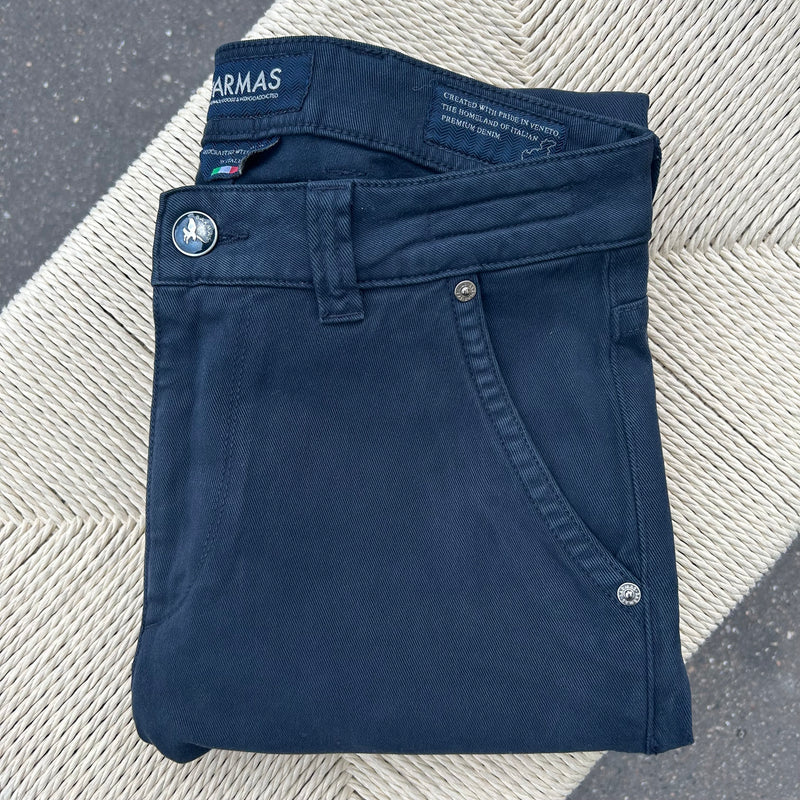 Pantalon chino bleu marine