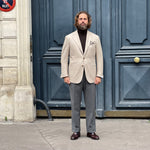 Veste napolitaine écru