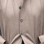 Veste col officier camel laine chameau