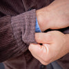 Blouson marron velours de coton