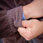 Blouson marron velours de coton