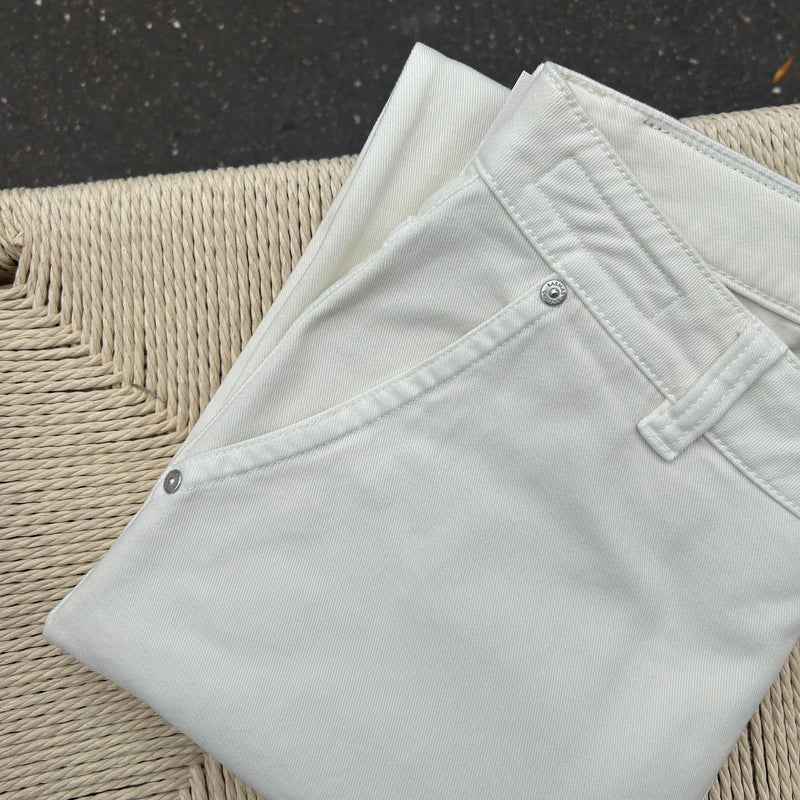 Pantalon chino HEAVY blanc cassé