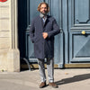 Manteau réversible PEAK gris/bleu marine