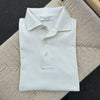Polo “one piece” blanc crêpe de coton