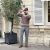 Pull « Cortina » laine et cachemire marron
