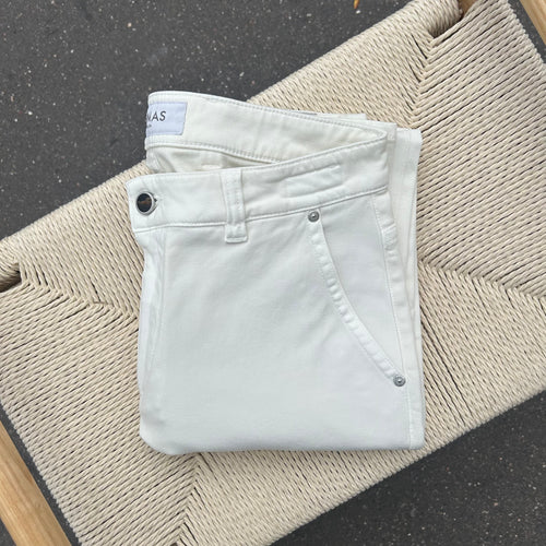 Pantalon chino HEAVY blanc cassé