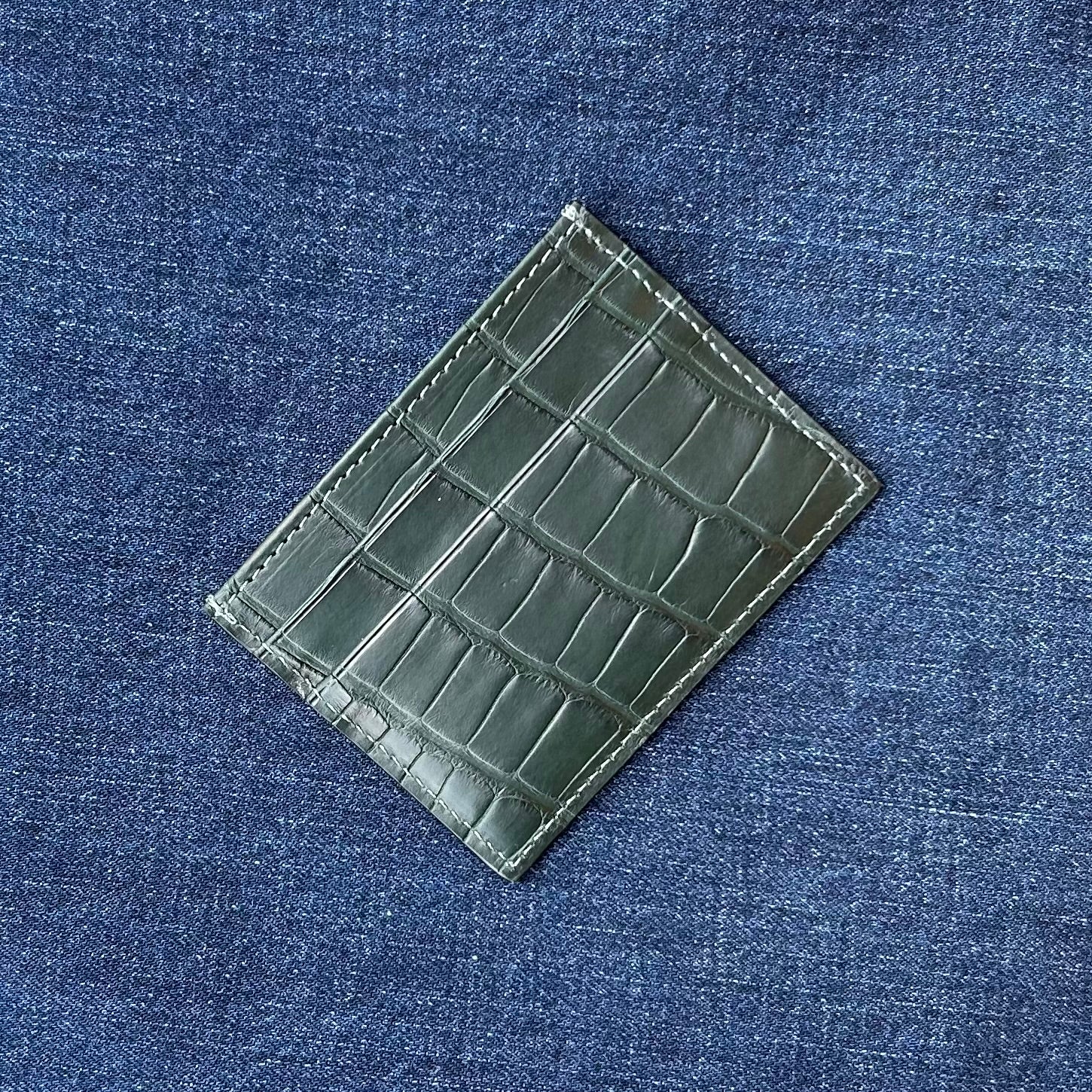 Akozon Lot De 5 Porte-Cartes à Clip En Cuir Pour Passeport Et Cartes De Crédit - Clip Métallique Argenté
