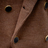 Veste en maille croisée camel