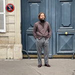 Blouson marron réversible
