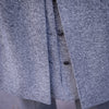 Manteau « Polo coat » chevron blanc cassé et noir