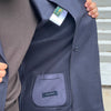 Veste croisée bleu marine laine et cachemire Loro Piana