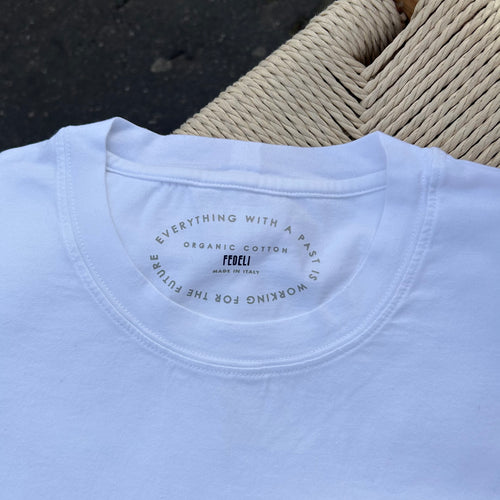 T-shirt “GIZA” manches longues blanc - FEDELI