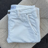 Pantalon chino HEAVY velours stretch  blanc