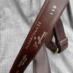 Ceinture « old fashion » cuir marron