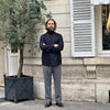 Veste croisée bleu marine laine et cachemire Loro Piana