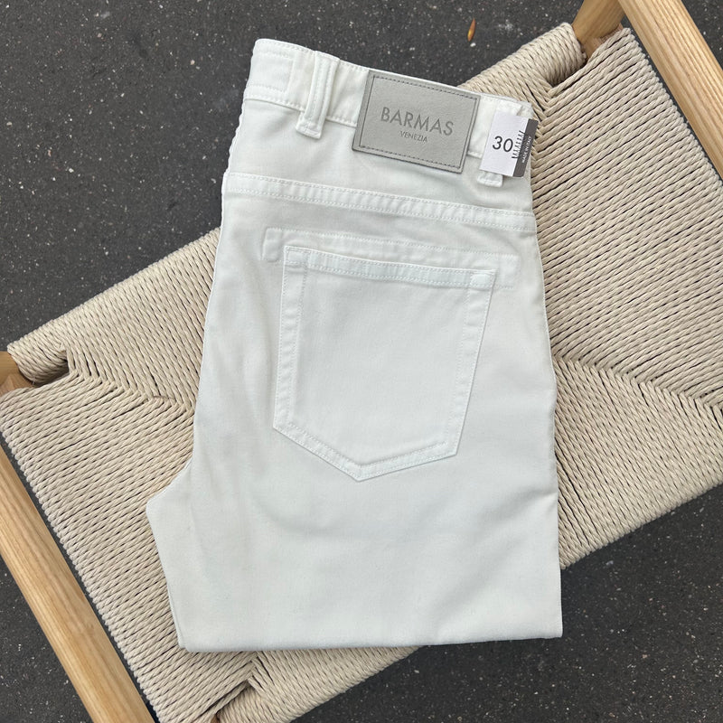 Pantalon chino HEAVY blanc cassé
