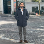 Parka technique bleu marine