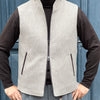 Gilet sans manches greige laine laine Loro Piana