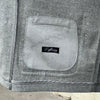 Veste croisée gris clair laine et cachemire Loro Piana