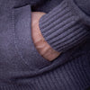 Gilet taupe en laine vierge
