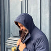 Parka technique bleu marine doublure eco-fur