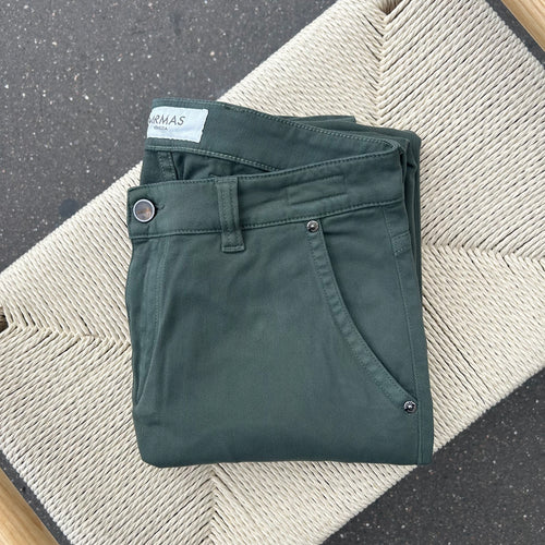 Pantalon chino vert HEAVY sauge