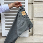 Pantalon « EVO » flanelle et cachemire stretch gris clair