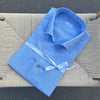 Chemise bleu clair col positano en lin
