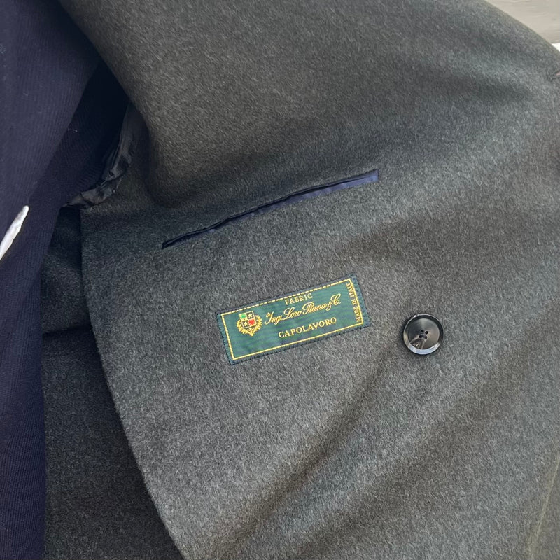 Manteau « car coat » croisé vert