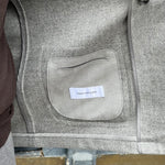 Veste croisée gris clair laine et cachemire Loro Piana