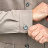 Veste col officier camel laine chameau