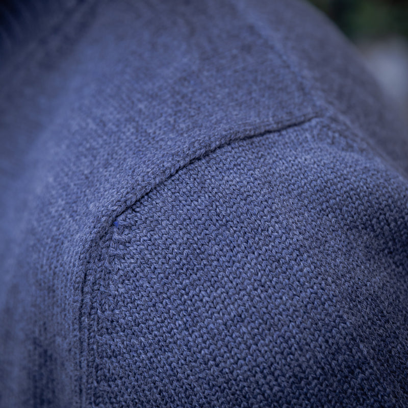 Gilet en laine vierge gris
