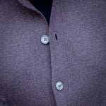 Gilet taupe en laine vierge