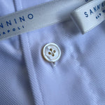 Chemise twill blanc col positano