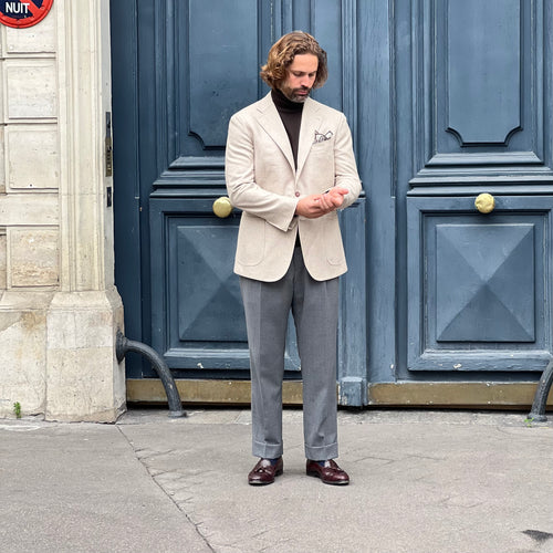Veste napolitaine écru
