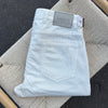 Pantalon chino HEAVY velours stretch  blanc