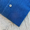 Chemise col boutonné denim bleached coupe ajustée