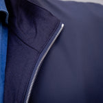Blouson bleu marine réversible