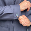Veste croisée bleu marine laine et cachemire Loro Piana